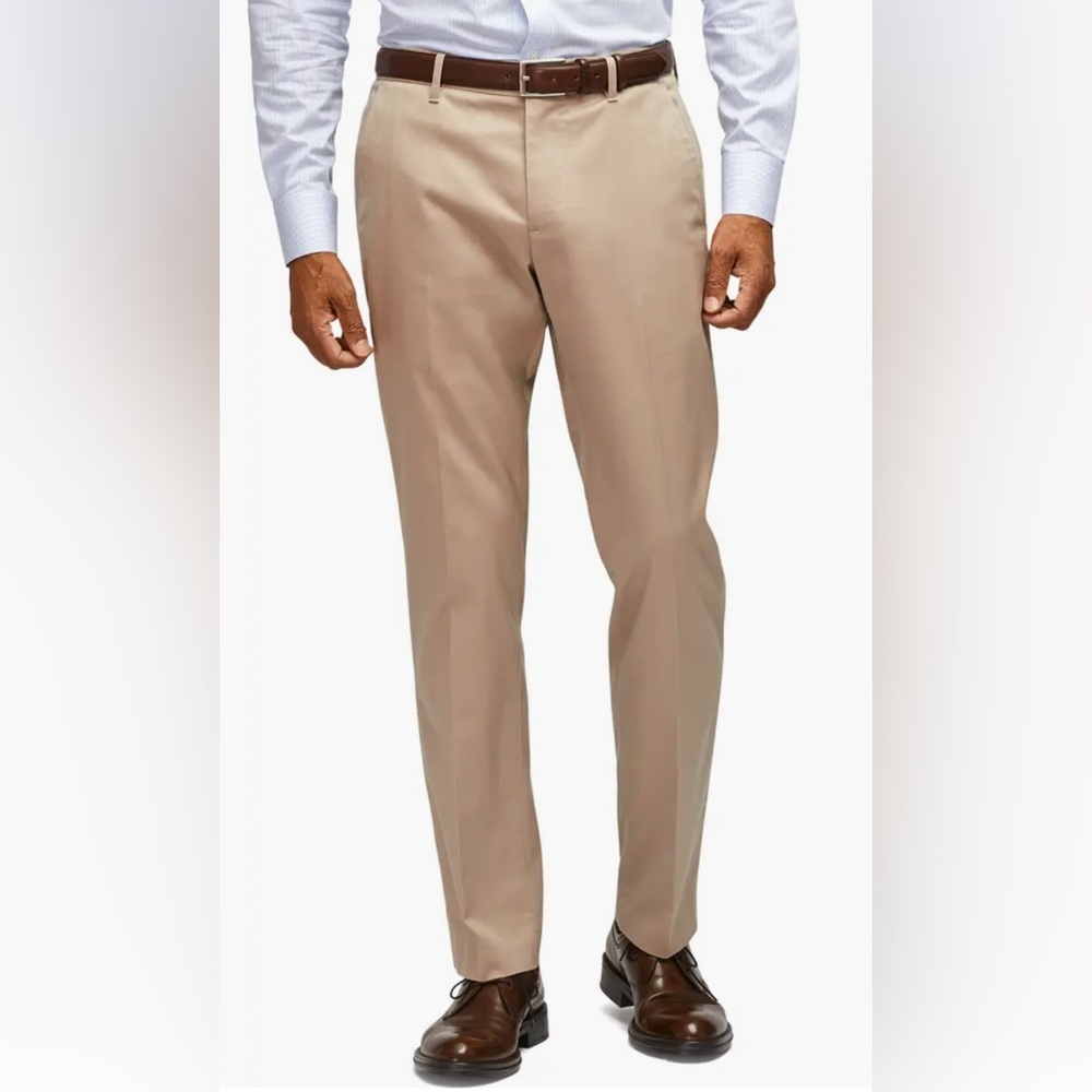 BONOBOS Weekday Warrior Wednesday Straight Leg Tan Dress Pants Men’s Size 35x32